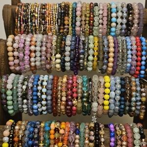 Beaded Bracelet Set Elasticized Jewelry (Buy 3 Get 1 Free)